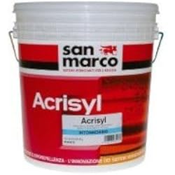 Revestimiento Anti Humedad San Marco acrisyl intonachino revestimiento mural efecto compacto moho antialga, blanco