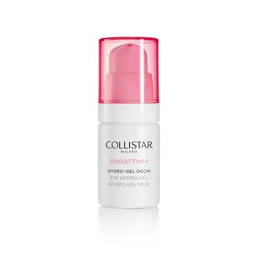 Collistar Idroattiva+ Contorno de Ojos, Hidrogel Hidratación Fresca, Antiojeras, Antibolsas, Hidratación 100H, Gel Efecto Fresco, Todo Tipo de Pieles, 15 ml