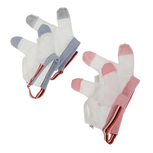 Vaguelly 2pairs Eating Gloves for Boys and Girls Winter Sucking Gloves Thumb Guards Hand Mittens to Prevent Thumb Sucking