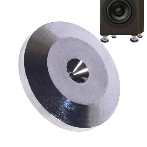 Opvonxeh Coussin d'isolation pour Caisson de Basses, Pieds d'isolation pour Caisson de Basses | Adhésifs Coussinets pour Haut-parleurs,Coussin de de antidérapant en cuivre pour ampli