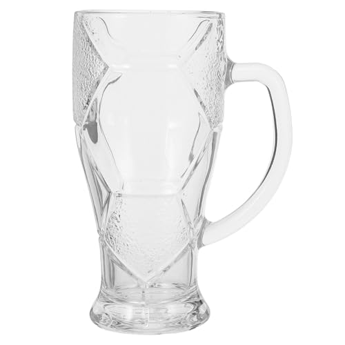 Jarra de cerveza de fútbol aislada de 400 ml para evitar bebidas calientes 2
