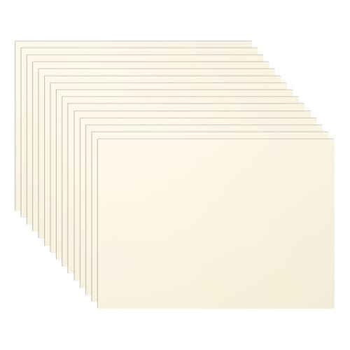 Guakicae 60 Sheets Cream Cardstock 5 x 7 Ivory Paper 300gsm/110lb Heavyweight Flat Paper Off White Card Stock for DIY Card Making Business Cards Thank You Cards Certificates Menus