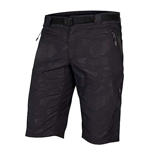 ENDURA Hummvee Short con Culote Interior para Hombre, Black Camo, M | Ya disponible en tu tienda friki favorita! En mundofriki.es!