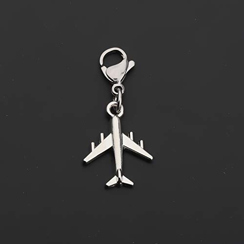 CHOORO Aircraft Plane Charm Zipper Pull - Airline Aviation Jewelry Gift for Pilot/Airline Stewardess3