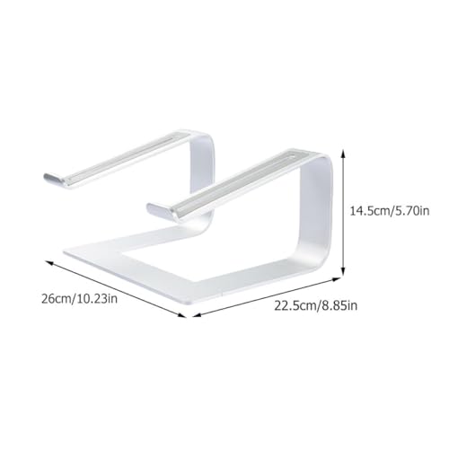 Soporte Ajustable para Laptop de Aleación de Aluminio Plata miniatura 6