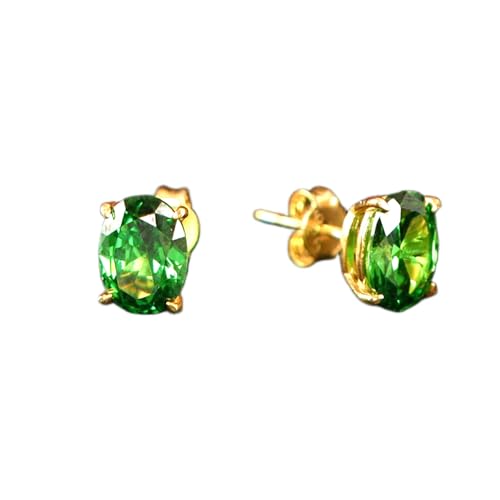 Boucles d'oreilles émeraude naturelle pour sublimer vos tenues de bureau