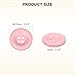 HARFINGTON 10pcs Sewing Button 23mm (7/8 Inch) 4 Holes Resin Thickened Round Crafting Replacement Buttons for Clothing DIY Crafts Decoration, Pink