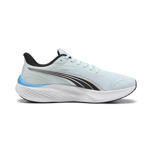 PUMA Unisex Pounce Lite Straßenlaufschuh, Sea Glass Mint Melt Speed Blue, PUMA Schwarz, 38 EU