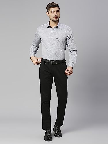 Image of Thomas Scott Men's Cotton Slim Fit 100% Formal Shirt with Spread Collar and Full Sleeves