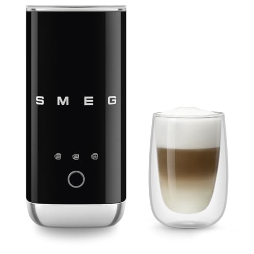 Smeg 50's Retro Syle Portable Milk Frother, MFF02BLUS, Black by Smeg - Image 4