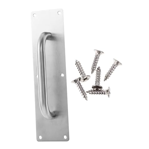 COHEALI 1 Set Home Pull Handle Door Pull Handle Silver Stainless Steel
