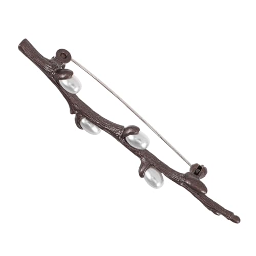 Broche de branche originale, épingle à fleurs et bijou de créateur pour femme