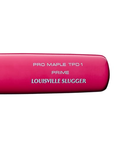 Louisville Slugger Pro Prime Pink TPD1 Torpedo-Shaped MapleBaseball Bat - Pink/Light Blue, 31" - image 9