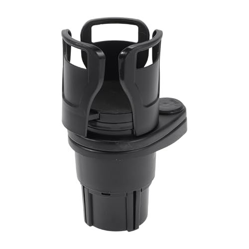 Portavasos para carro 2 en 1 rotatorio 360° ABS negro miniatura 1