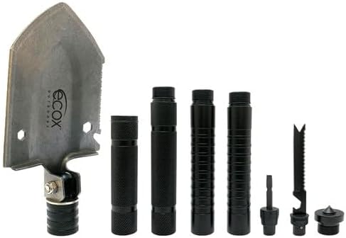 Replacement for fits ecox Folding Shovel Survival Multitool for Camping Outdoors Shovel 4 Body Screwd