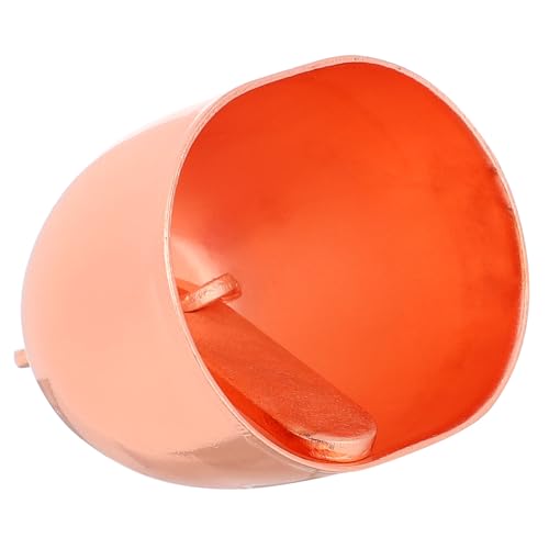 TOYANDONA Campanello per Animali da Allevamento in Ferro Rosa Campana Antismarrimento per Mucche Cavalli Pecore Accessorio Agricolo Leggero e Resistente Sonoro e Decorativo