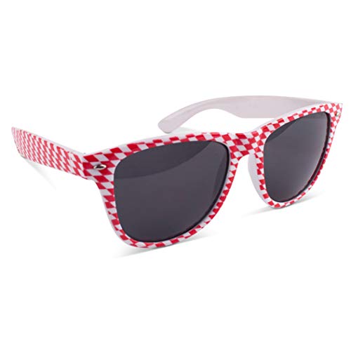 Preisvergleich Produktbild meinherzschlag.de Rot-weiße Bayern-Sonnenbrille