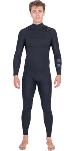 Hurley 2026 Mens Air 4/3mm Chest Zip Wetsuit - Black