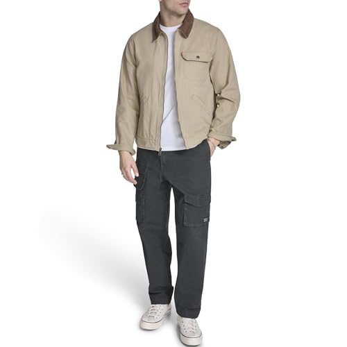 Image of Levi's Men's Workwear Cotton Canvas Corduroy Collar Depot Jacket