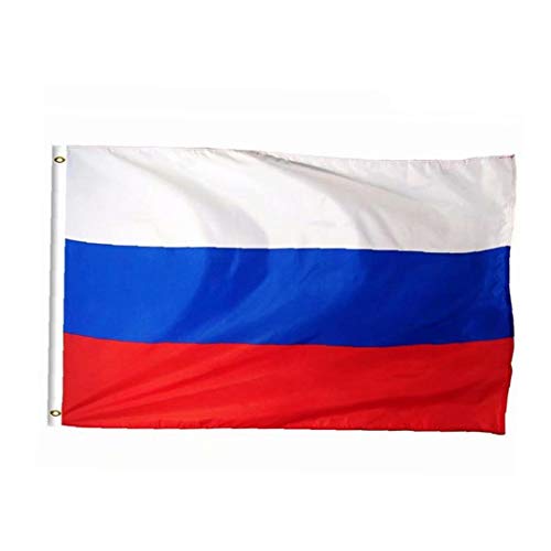 35.4x59 Pouces Grand Drapeau Grande Russie Drapeau Bannière Polyester Imprimé Drapeau National avec La Russie Brass Oillets