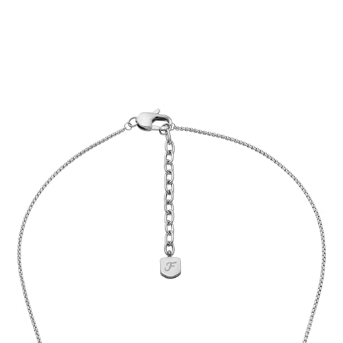 Fossil Men's Knox Knurled Texture Stainless Steel Dog Tag Necklace by Fossil - Used condition - Image 5