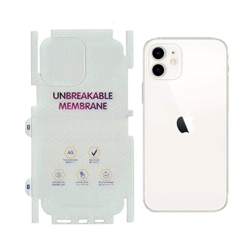 Image of DD SON Matte Finish Full Body Cover Back Protector Compatible with iPhone 11 | Unbreakable Membrane Scratch Guard Full Fit Protective, Case Friendly, (Back & Side) (Pack of 1)