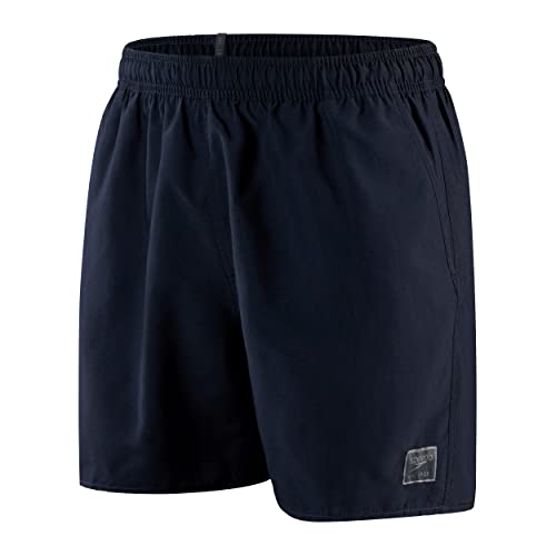 Speedo Men's 16" Watershort Swimming Trunks| Quick Dry | Comfortable Fit | Classic Style | Drawstring Waist Swimming Trunks XS Prime True Navy