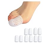 ➤ 【Compresión cómoda y flexible】 Lavable y reutilizable. Hecho de material de gel súper elástico para una amortiguación superior, alta elasticidad y flexibilidad. También puede cortar la cubierta del dedo del pie con unas tijeras de acuerdo con el tamaño de su dedo.
