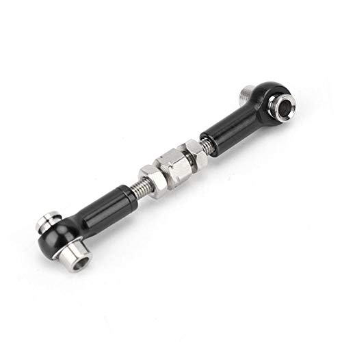 Rc Tie Rod Set, 6Pcs Adjustable Servo Linkage 47Mm For 1/12 And 1/10 Drift Car Truck Buggy Part(Black) #TOP4