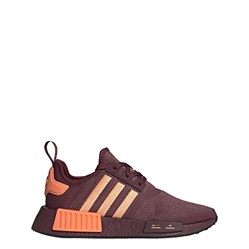Image of adidas NMD R1 Shoes Women's, Burgundy, Size 6