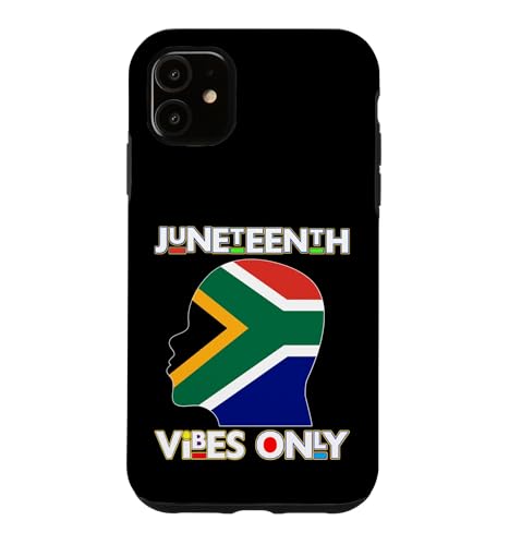 Juneteenth Vibes Only ��A�t���J ���l �j�� ���� �j�̎q ���̎q �X�}�z�P�[�X iPhone 11 �p