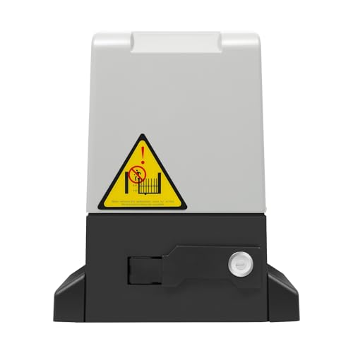 Automatic Sliding Gate Opener, 220V Electric Sliding Gate Drive with Remote Control, 1400RPM, Heavy Duty Door Opener for Doors up to 1200kg (550W)