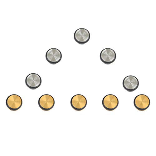 ARTIBETTER 10Pcs Metal Flute Plugs Open Hole Plug Universal Flute Key Plugs for Musician