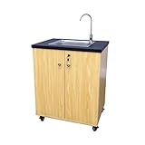 FixtureDisplays Portable Sink Self Contained Hand Wash Station Mobile Sink Water Fountain Portable...