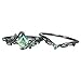 Natural Moss Agate Engagement Ring for Women 925 Sterling Silver Bridal Ring Set Kite Cut Moss Agate Wedding Ring Set Black Gold Plated Promise Rings Set for Her,8