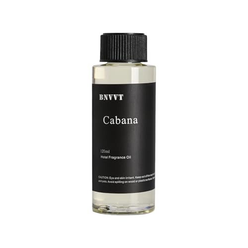 Hotel Diffuser Oil Cabana - The Iconic 5-Star Hotel Coastal Blend - Lemon Bergamot Sea Breeze - 120 mL Premium Fragrance Oil for Ultrasonic and Waterless Diffusers and Crafting