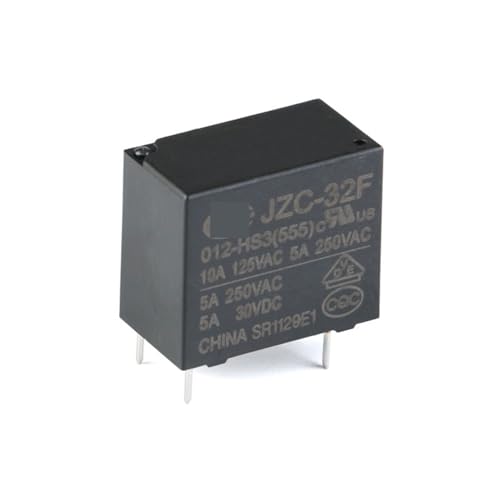 Relés de potencia HF32F JZC-32F-012-HS3 12V 5A 250VAC componentes para PCB de automatización