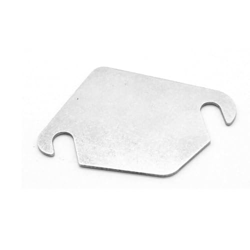 Alrens Piastra Egr 1.6 Hdi In Acciaio Inossidabile, Kit di Rimozione Valvola Egr 1.9 Tdi, Per Citroen C3, C4, C5, Per Ford Fiesta-, EGR Guarnizione Otturatore Egr per, valvola egr 1.9 tdi (Senza Foro)