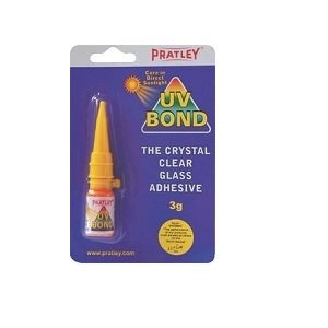 Pratley UV Bond Crystal Clear Instant Glass Adhesive - 3 Grams