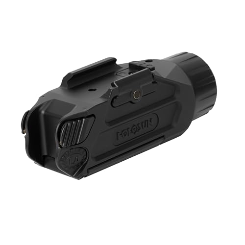 Image of HOLOSUN P.ID-Plus - Pistol Light with Green Laser, 900 Lumen Weapon Light, Plus Mode Dual Activation, Magnetic USB Charging, IPX8 Waterproof, Picatinny Mount