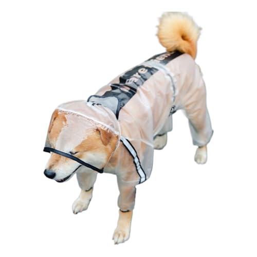 犬用レインコート ペットレインコート カッパ 犬服 ペット雨具 防水 防風 防塵 着脱簡単 耐久性 梅雨対策 速乾 快適 ペット用品 犬 服 通気 軽量 散歩用 小型犬 中型犬 大型犬 柴犬用 い-柄06 L