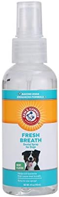 Arm & Hammer for Pets Fresh Breath Dental Spray for Dogs | Reduce Plaque & Tartar Buildup Without Brushing, 4 Ounces, Mint Flavor | Dog Teeth Cleaning Spray, Arm and Hammer Dog Dental Care