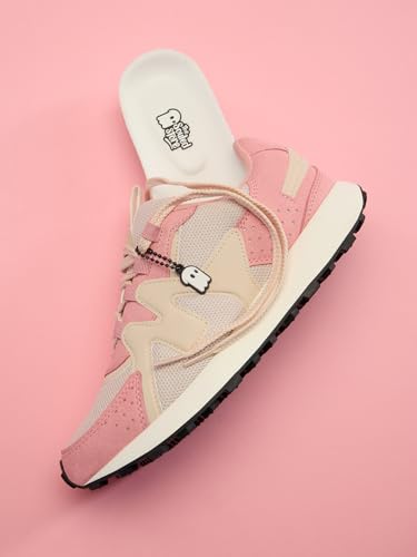 Image of The Souled Store Gelato: Women and Girls Low Top Sneakers | Trainer with Smooth Suede, Breathable Mesh & Cushioned EVA Sole