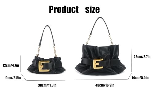 2025 Women's Leather Pleated Hobo Shoulder Bags Metallic Genuine Leather Clutch Purse for Party or Evening Occasions2
