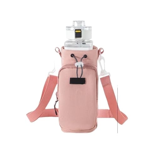 Bolsa Porta Botella de Agua Bolsa portátil for botella de agua con correa ajustable for el hombro, funda térmica for taza al vacío, funda protectora aislante for taza para Deportes Senderismo Viajes(P