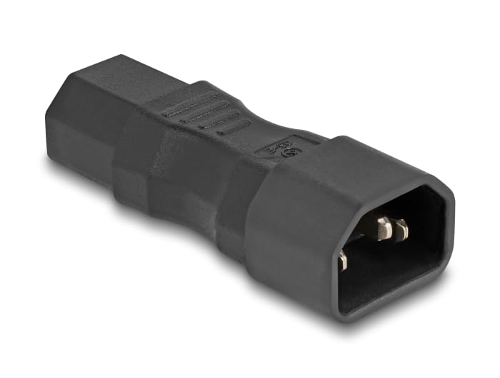 DeLOCK Adattatore di alimentazione IEC 60320 - C14 a C13, maschio/femmina