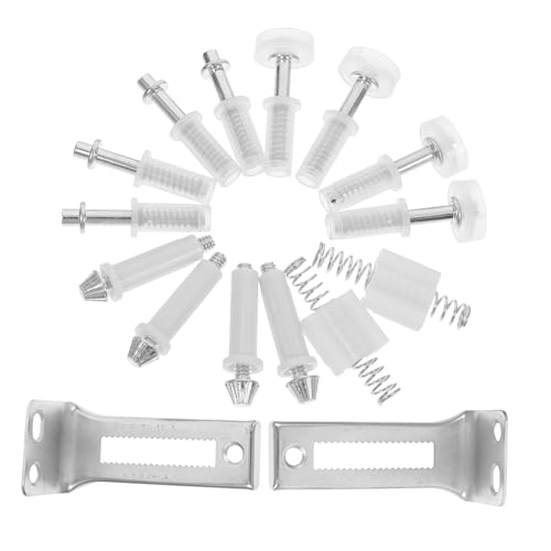 Kit de herrajes Holibanna para puertas bifold de clóset con pivotes, fácil de instalar miniatura 1