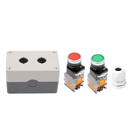 Boîte de commande interrupteur bouton lumineux 380V pour circuit stable - 5