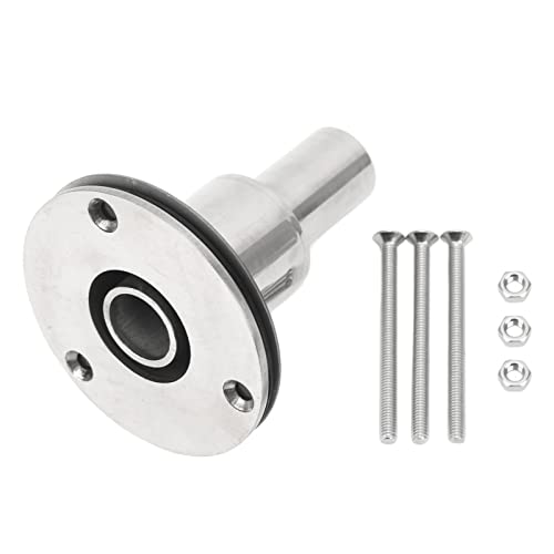 Lwuey Accesorios de Escape Casco, Funda Acero Inoxidable 316 Calentadores Diésel Piel Través Aislamiento Térmico Barcos Automóviles Coche Tuercas Marinos con Pernos Camión Estacionamiento Tubo 24mm