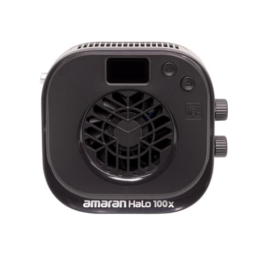 Image of amaran Halo 100x with Mini Reflector Bi-Color COB LED Video Light